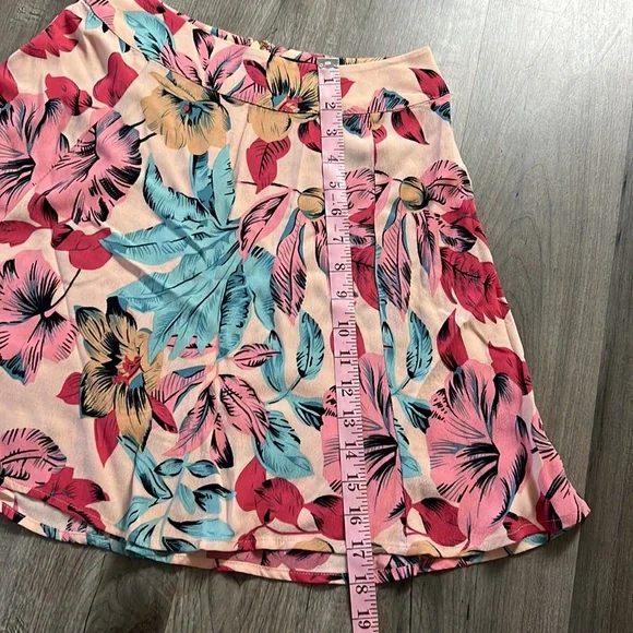 🌸For Love & Lemons Floral Skirt Crop Top Set Size Small - Picture 10 of 12